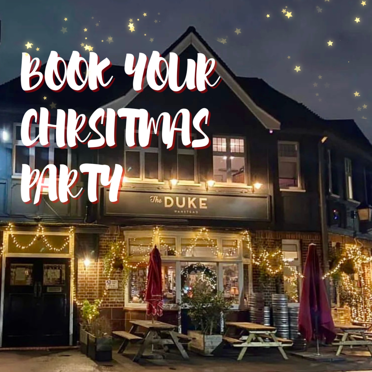BOOK YOUR CHRISTMAS PARTY