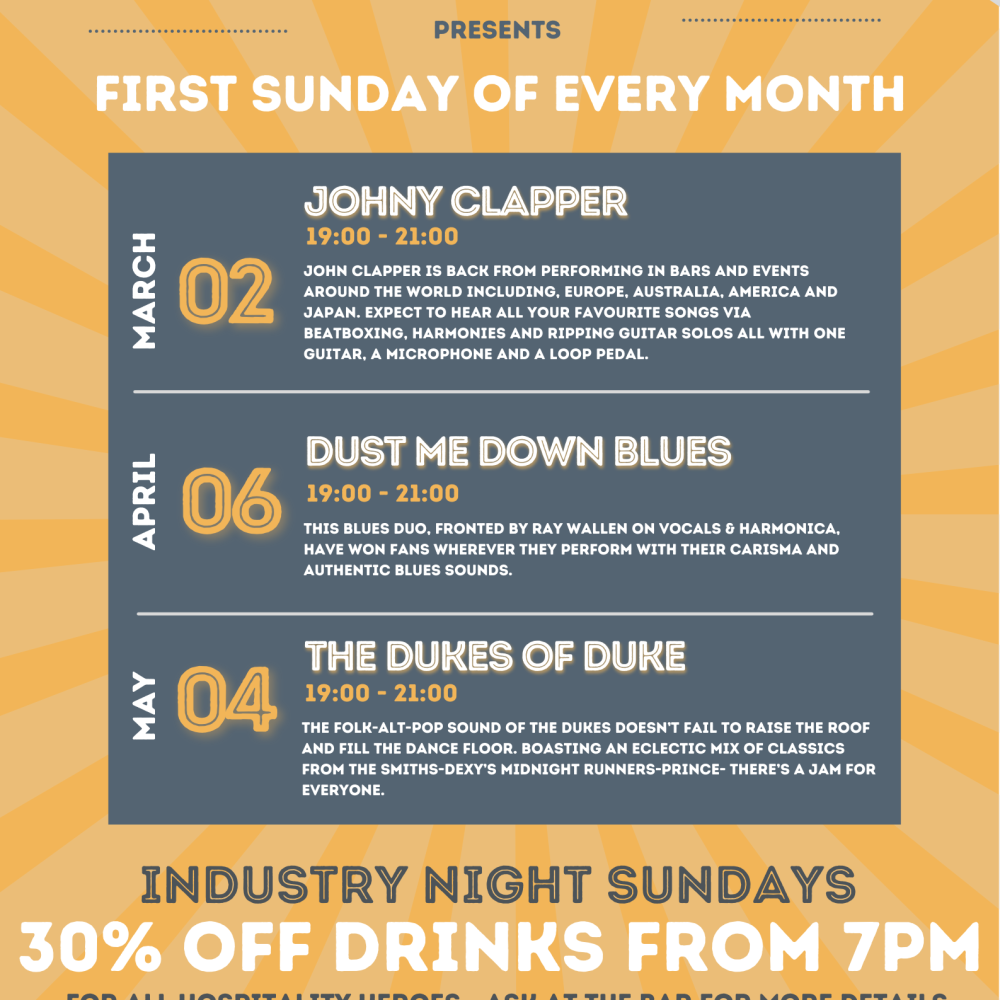 HOUSE BAND THE DUKES OF DUKE | MAY BANK HOLIDAY