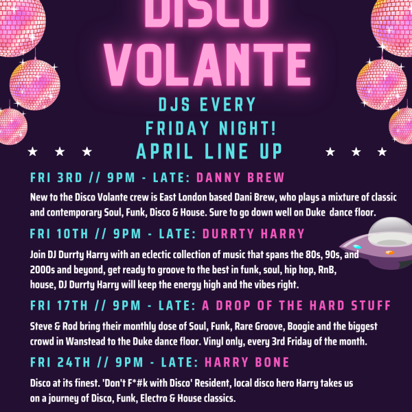 DISCO VOLANTE FRIDAYS