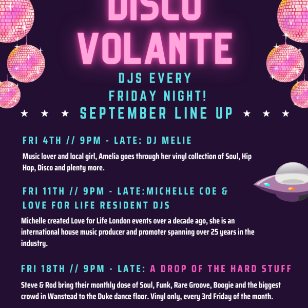 DISCO VOLANTE FRIDAYS