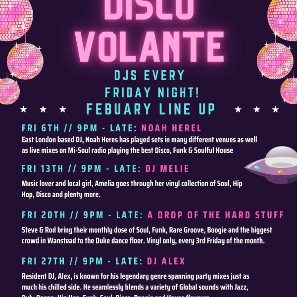 DISCO VOLANTE FRIDAYS