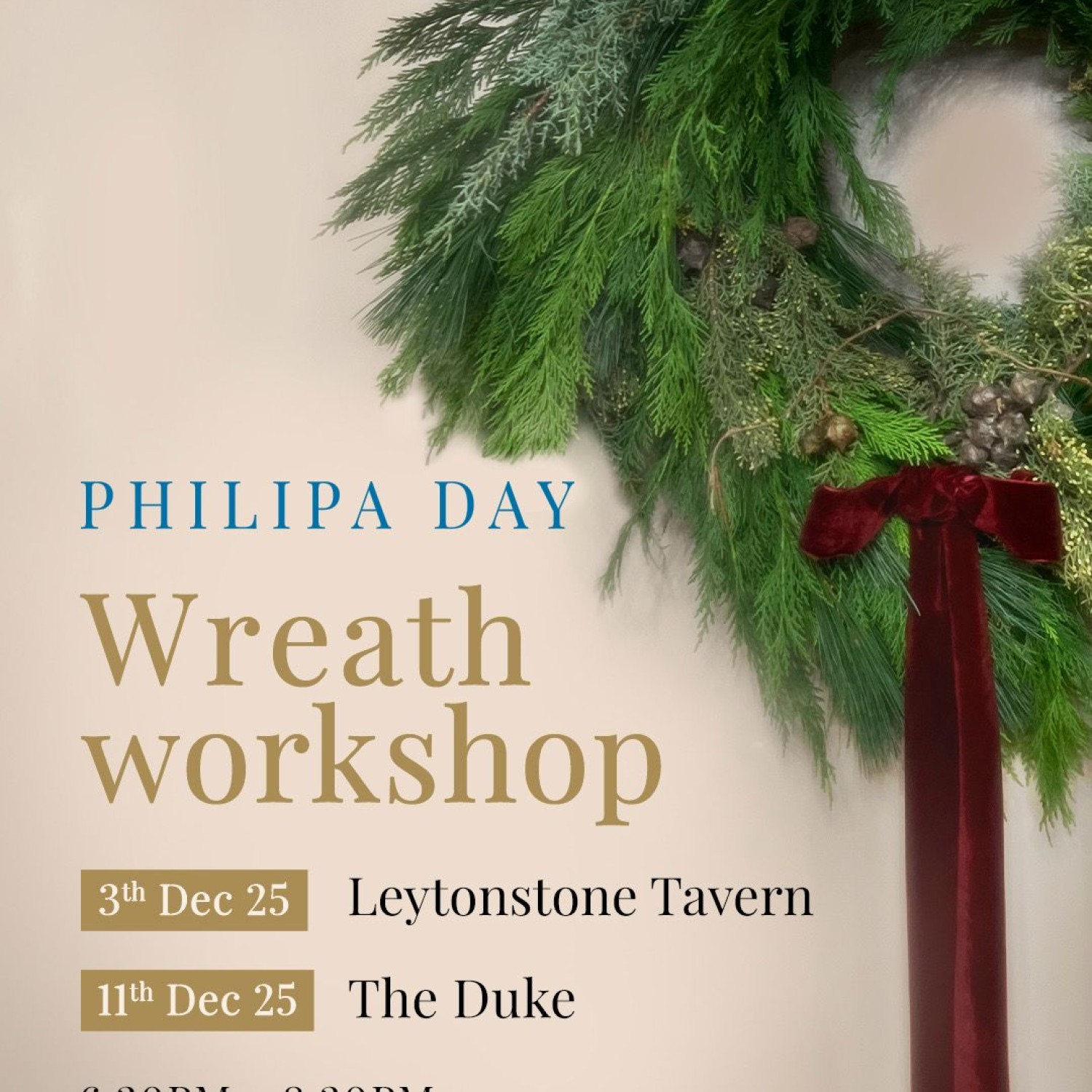 CHRISTMAS WREATH MAKING 